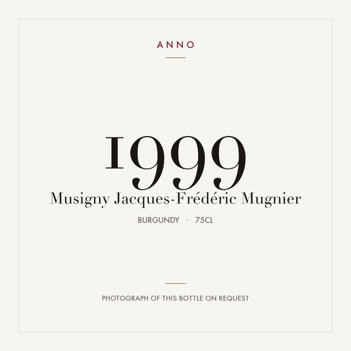 Jacques-Frederic Mugnier Musigny Grand Cru 1999 AOC 0,75l