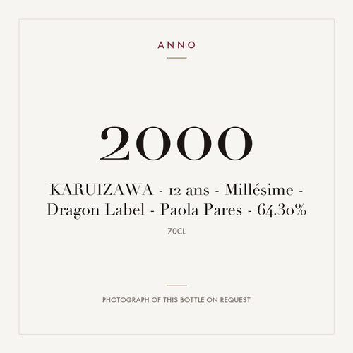Karuizawa Dragon Label Paola Pares 12 ans 2000 0,7l