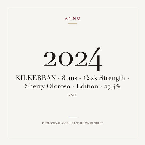Kilkerran Cask Strength Sherry Oloroso Edition 8 Years Old 2024 0,75l