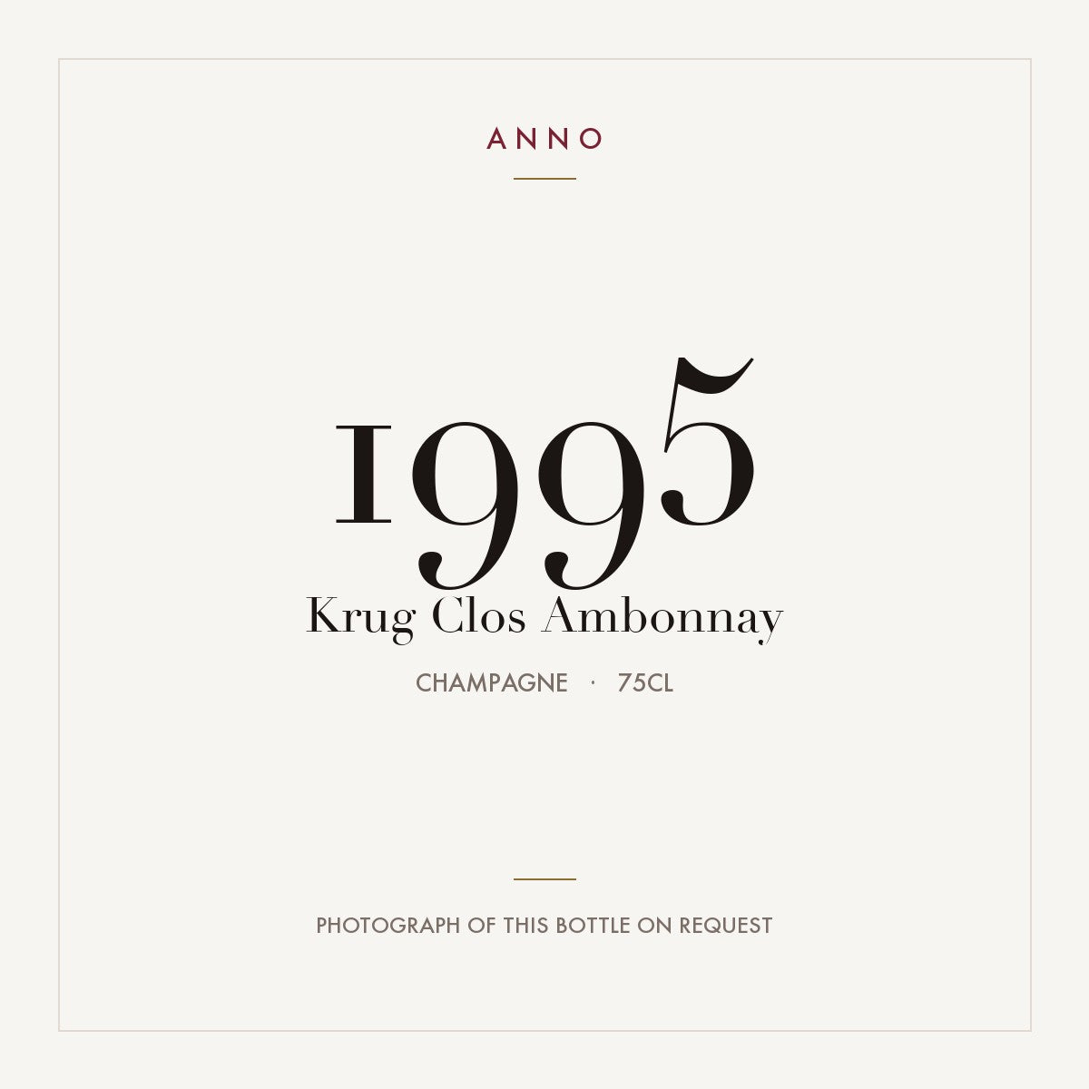 Krug Clos Ambonnay 1995 0,75l