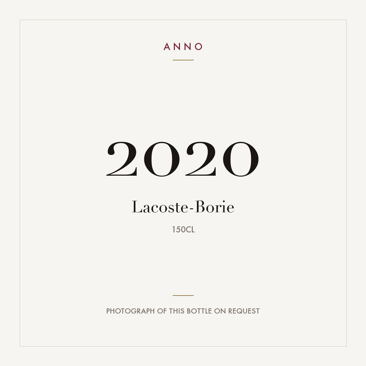 Lacoste-Borie Pauillac 2020 AOC 1,5l