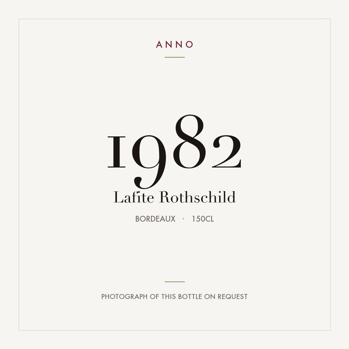 Lafite Rothschild 1982 1,5l