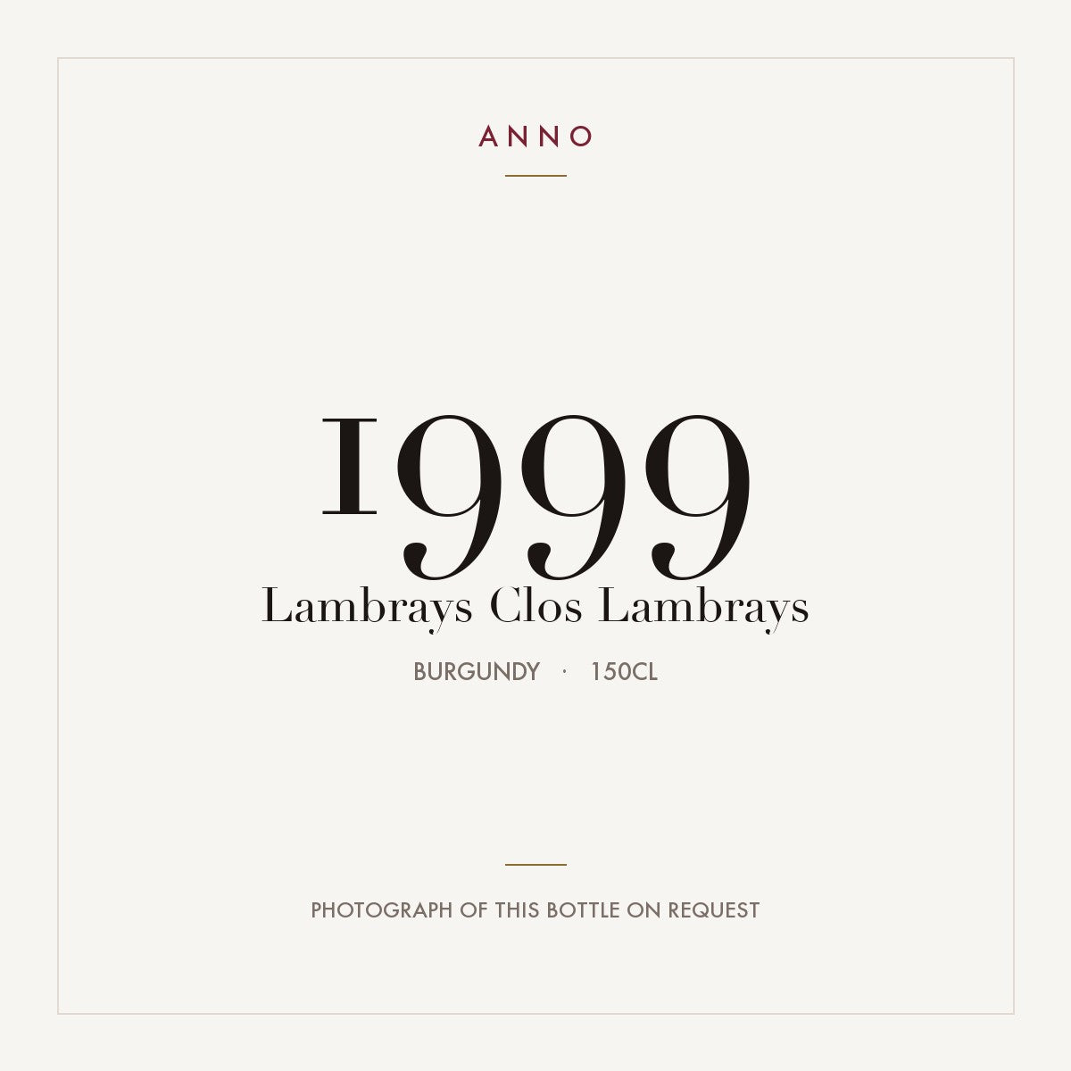 Lambrays Clos Lambrays 1999 1,5l