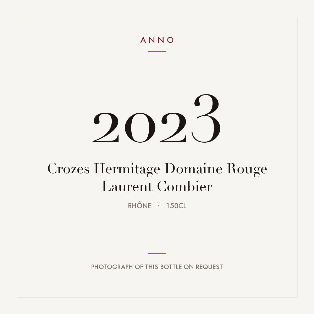 Laurent Combier Crozes-Hermitage 2023 AOC 1,5l