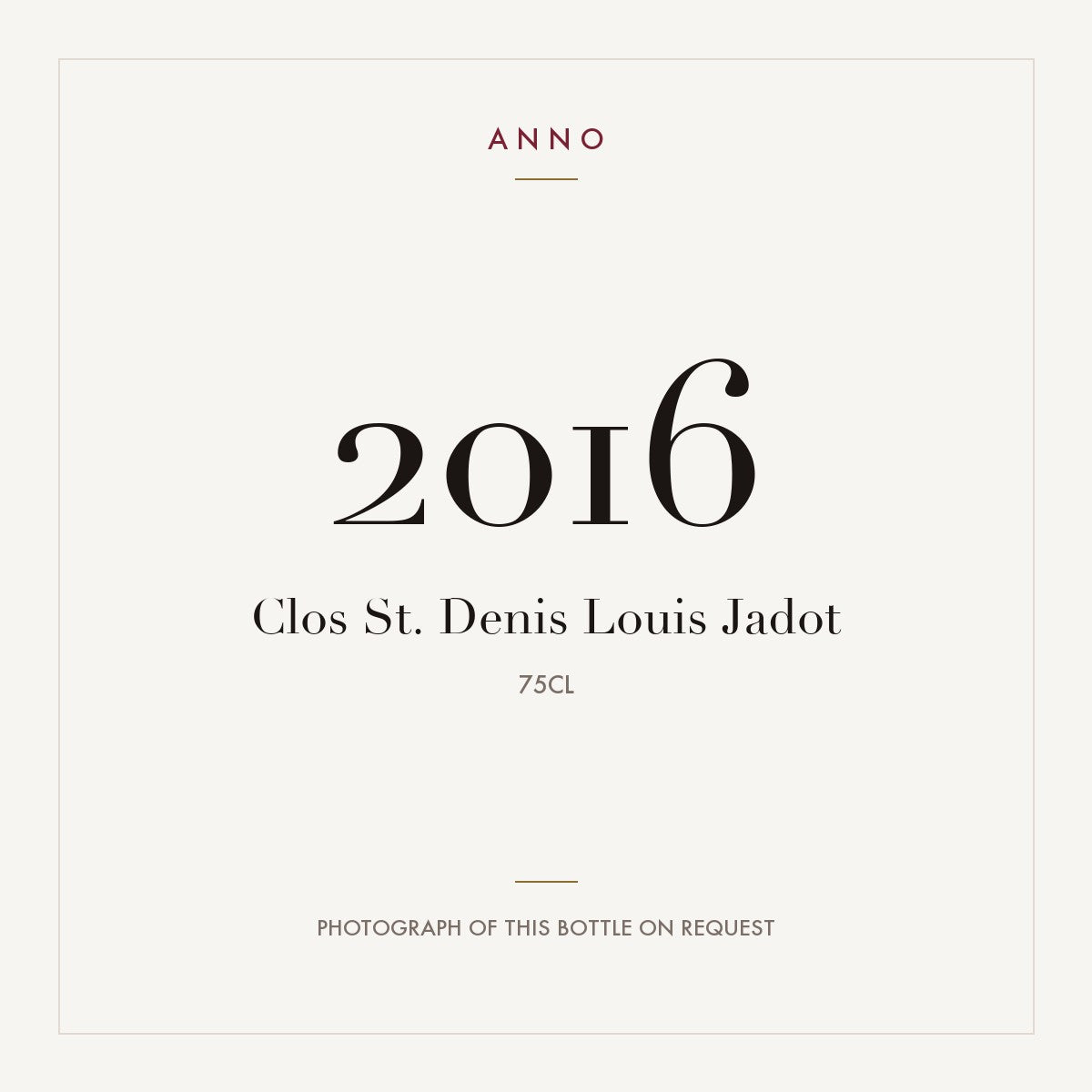 Louis Jadot Clos Saint-Denis Grand Cru 2016 AOC 0,75l
