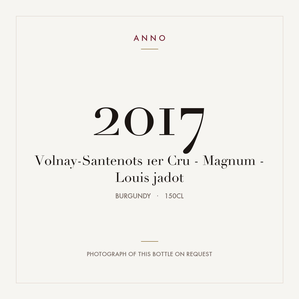 Louis Jadot Volnay-Santenots Premier Cru 2017 AOC 1,5l