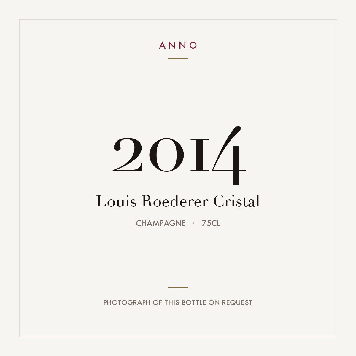 Louis Roederer Cristal 2014 0,75l