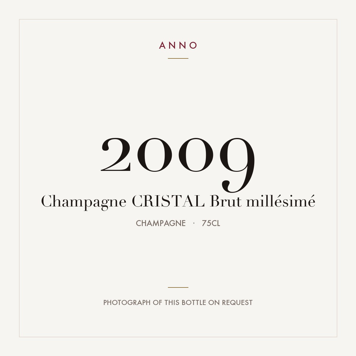 Louis Roederer Cristal Brut Champagne 2009 AOC 0,75l