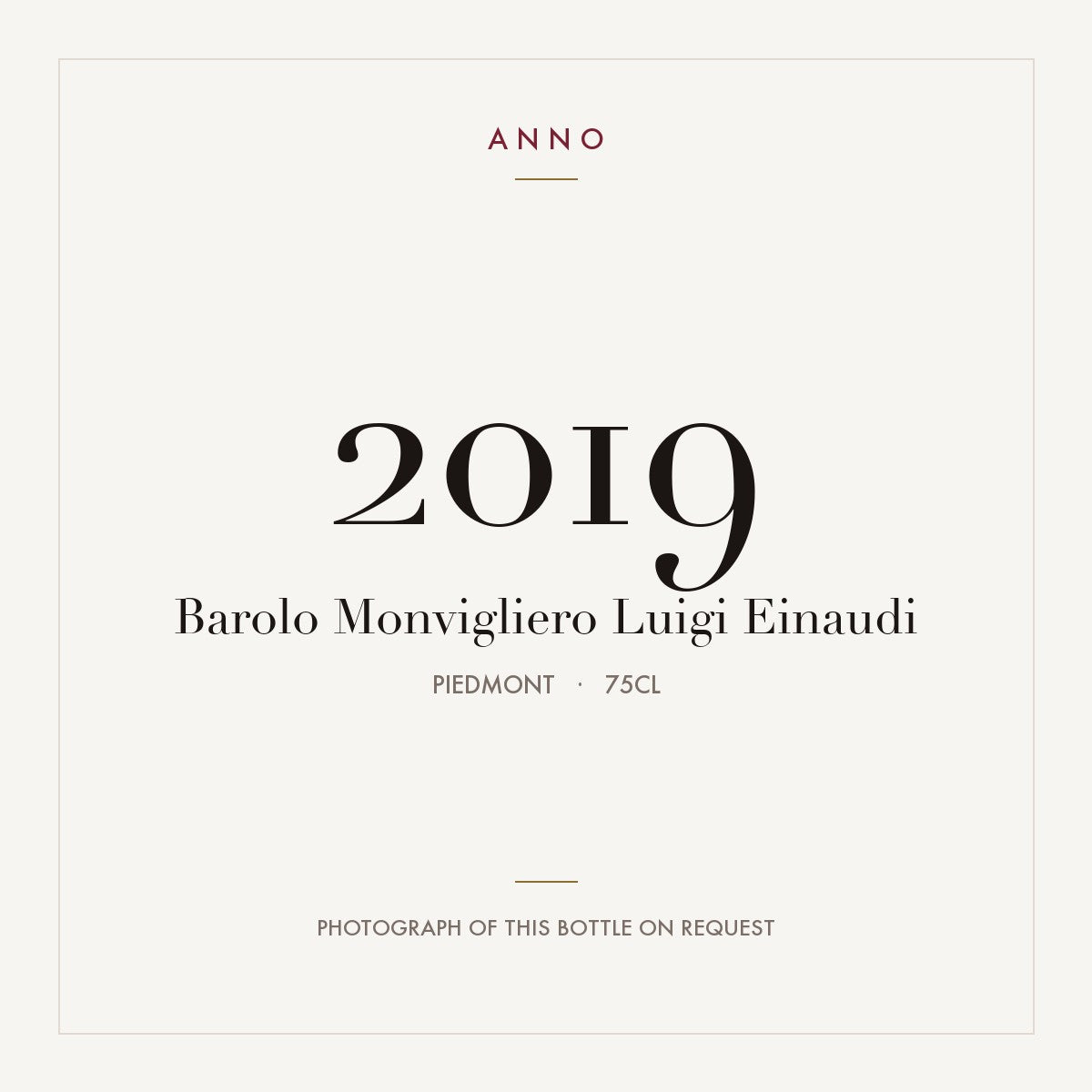 Luigi Einaudi Barolo Monvigliero 2019 DOCG 0,75l