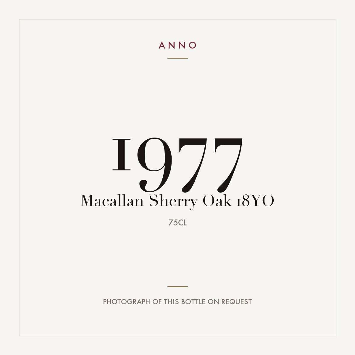 Macallan Sherry Oak 18YO 1977 0,75l