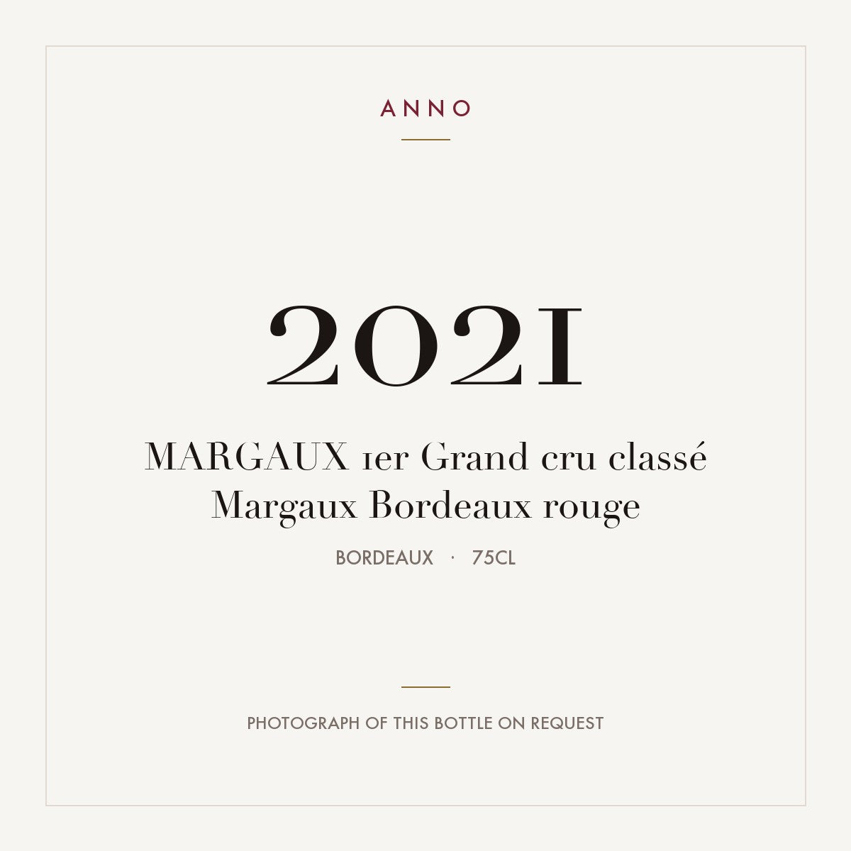 Margaux Grand Cru 2021 AOC 0,75l