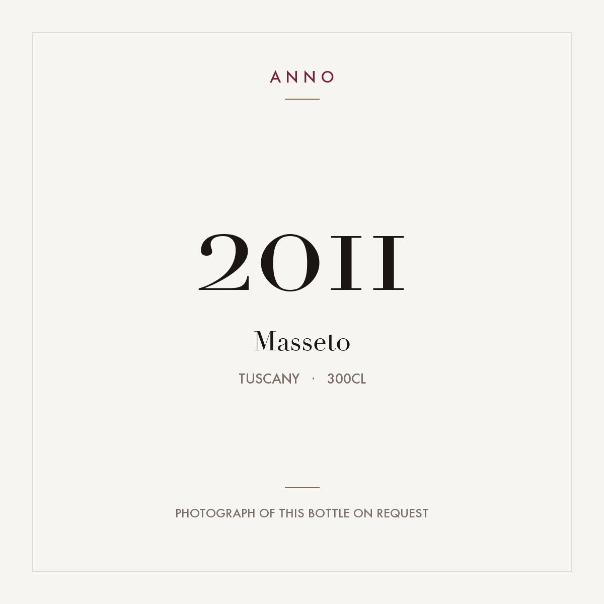 Masseto 2011 3l