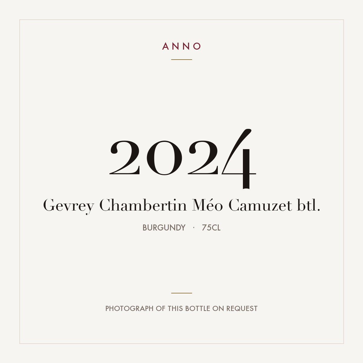 Meo-Camuzet Gevrey-Chambertin 2024 AOC 0,75l