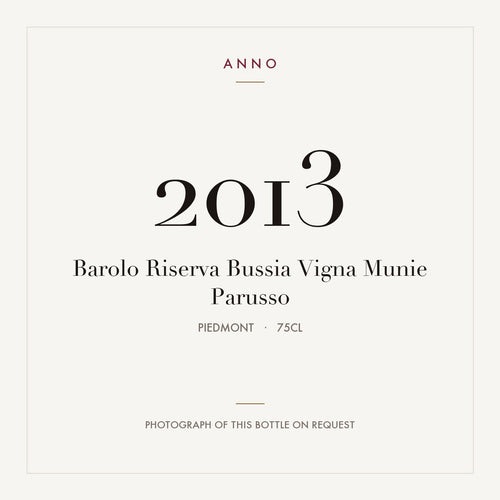 Parusso Barolo Riserva Bussia Vigna Munie 2013 DOCG 0,75l