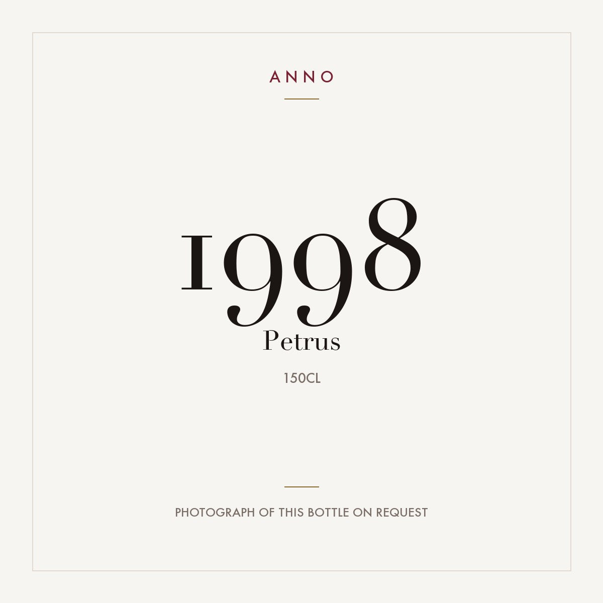 Petrus Pomerol 1998 AOC 1,5l