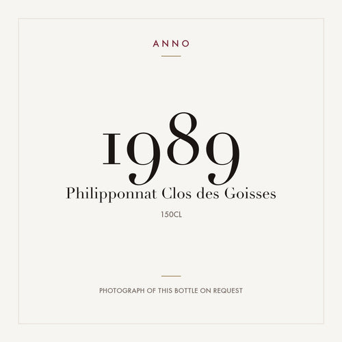 Philipponnat Clos des Goisses Champagne 1989 AOC 1,5l