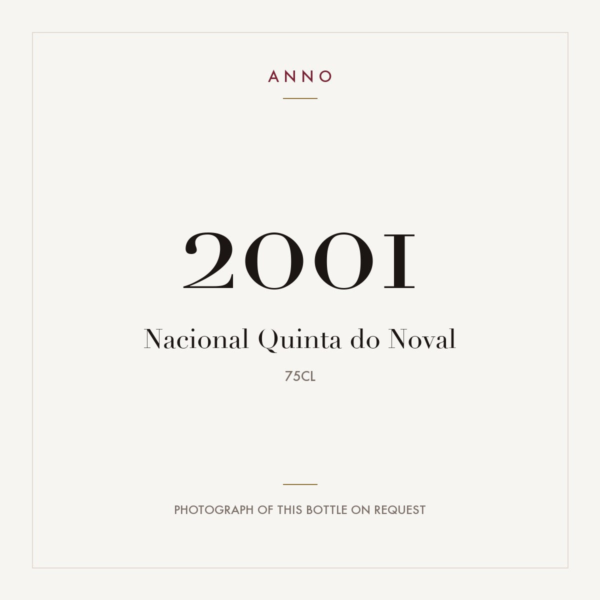 Quinta do Noval Nacional Porto 2001 DOC 0,75l