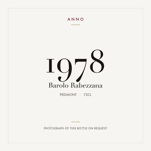Rabezzana Barolo 1978 DOCG 0,72l