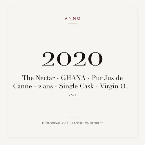 The Nectar Ghana Pur Jus de Canne 2 ans Single Cask Virgin Oak 2020 0,75l