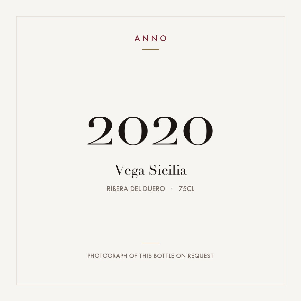Vega Sicilia Ribera del Duero Pintia 2020 DO 0,75l