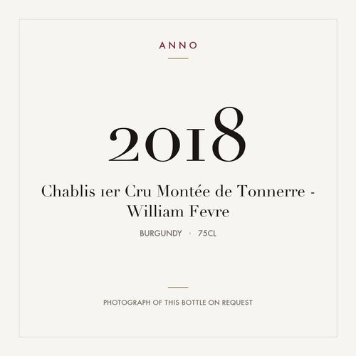 William Fevre Chablis Premier Cru Montee de Tonnerre 2018 AOC 0,75l