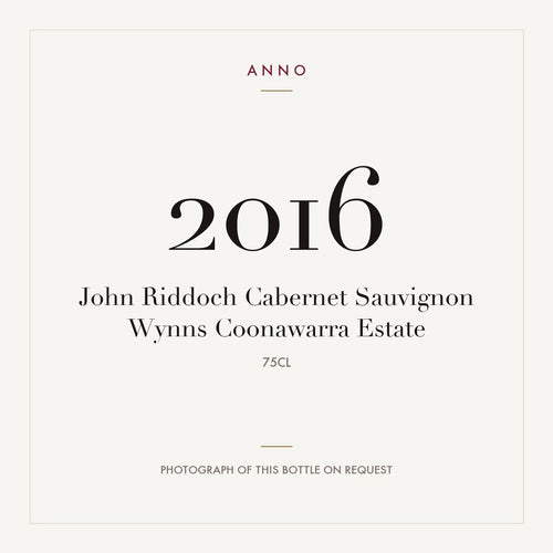 Wynns Coonawarra Estate John Riddoch Cabernet Sauvignon Coonawarra 2016 0,75l