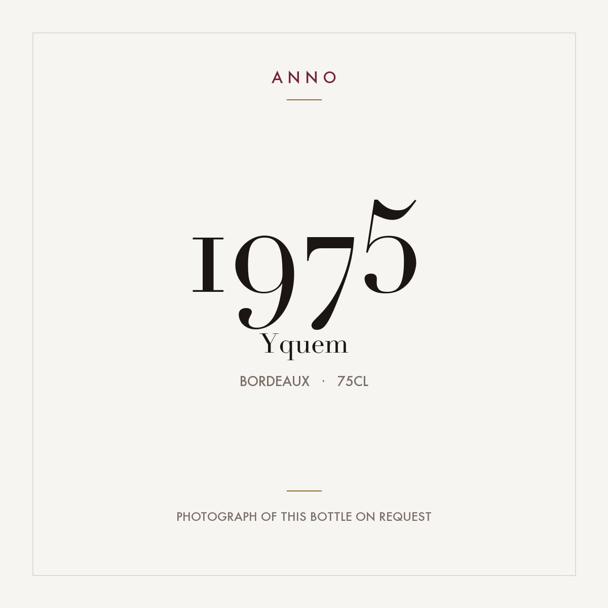 Yquem 1975 0,75l