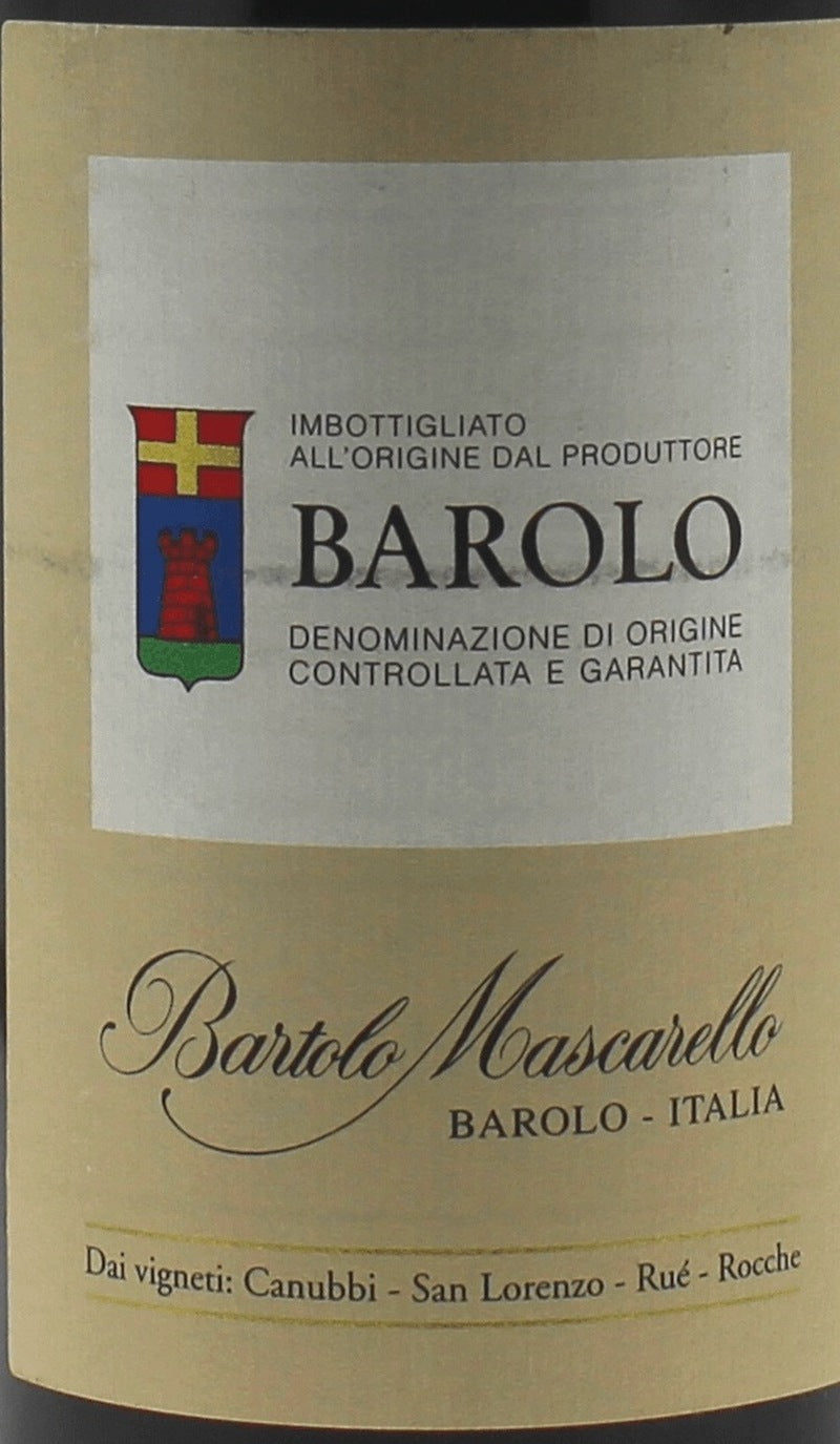 Bartolo Mascarello Barolo 2021 DOCG 0,75l from Piedmont — ANNO vintage card; photograph of the actual bottle available on request