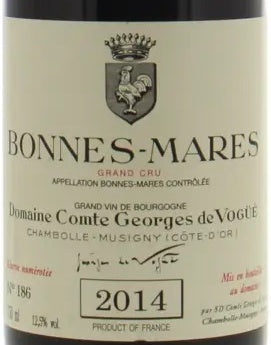 Comte de Vogue Bonnes-Mares Grand Cru 2014 AOC 0,75l — wine label