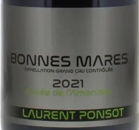 Laurent Ponsot Bonnes-Mares Grand Cru Cuvee de l'Amandier 2021 AOC 0,75l — wine label