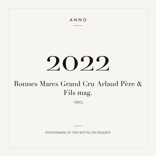 Arlaud Pere & Fils Bonnes-Mares Grand Cru 2022 AOC 1,5l — card dell'annata ANNO; foto della bottiglia reale disponibile su richiesta