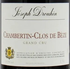 Joseph Drouhin Chambertin-Clos de Beze Grand Cru 2013 AOC 1,5l — rótulo do vinho