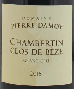 Domaine Pierre Damoy Chambertin-Clos de Beze Grand Cru 2015 AOC 0,75l — wine label