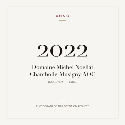 Domaine Michel Noellat Chambolle-Musigny 2022 AOC 1,5l, Bourgogne — ANNO-jaargangkaart; foto van de echte fles op aanvraag