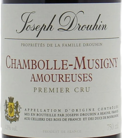 Joseph Drouhin Chambolle-Musigny Premier Cru Les Amoureuses 2009 AOC 0,75l — Weinetikett