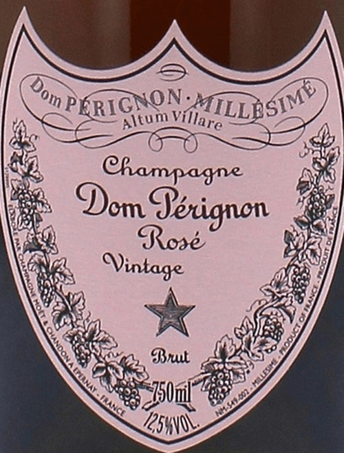 Dom Perignon Rose Champagne 1962 AOC 0,75l from Champagne — ANNO vintage card; photograph of the actual bottle available on request