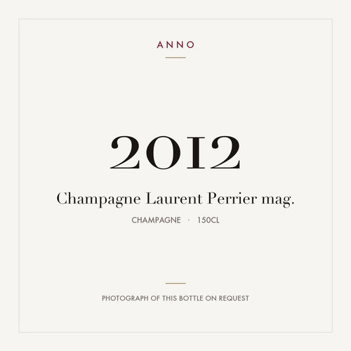 Laurent-Perrier Champagne 2012 AOC 1,5l — ANNO 年份卡;實際酒瓶照片可應要求提供