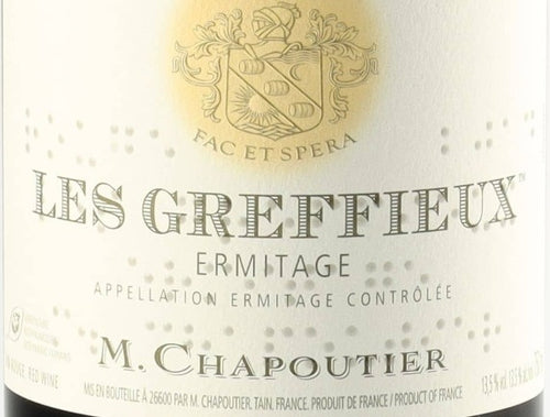 Chapoutier Hermitage Les Greffieux 2009 AOC 0,75l — wine label, illustrative image