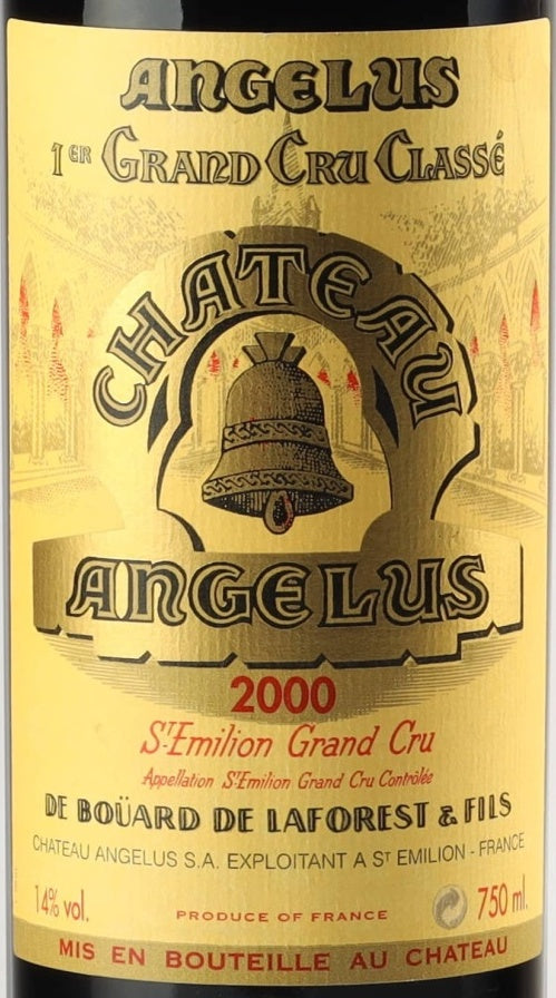 Chateau Angelus Saint-Emilion 2000 AOC 0,75l — etiqueta del vino