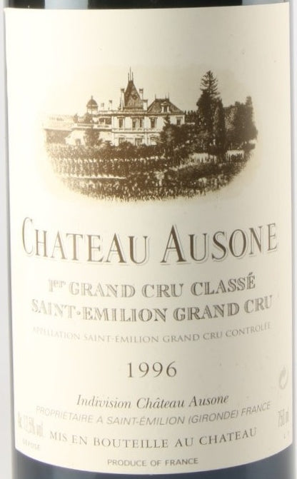 Chateau Ausone Saint-Emilion 1996 AOC 0,75l — ワインラベル