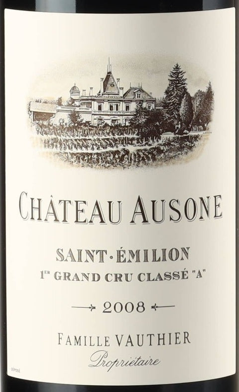 Chateau Ausone Saint-Emilion 2008 AOC 0,75l — wine label
