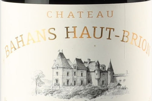 Chateau Bahans Haut-Brion Pessac-Leognan 1988 AOC 0,75l — vinetiket, illustrativt billede