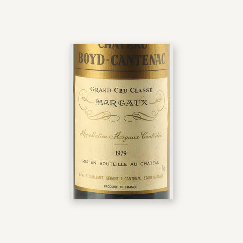 Chateau Boyd-Cantenac Margaux 1979 AOC 0,75l — wine label