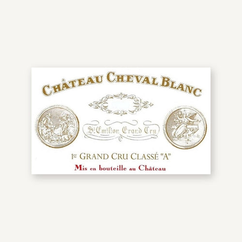 Chateau Cheval Blanc Saint-Emilion 1972 AOC 0,75l — Weinetikett, Beispielbild