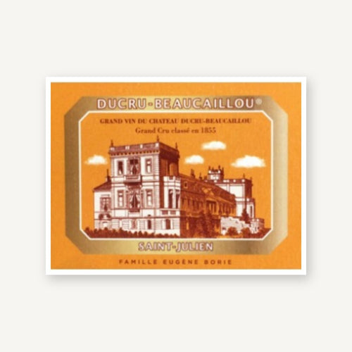 Chateau Ducru-Beaucaillou Saint-Julien 1947 AOC 0,75l — 酒標