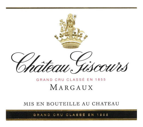 Chateau Giscours Margaux AOC — wine label, illustrative image