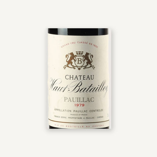 Chateau Haut-Batailley Pauillac 1979 AOC 0,75l — wine label