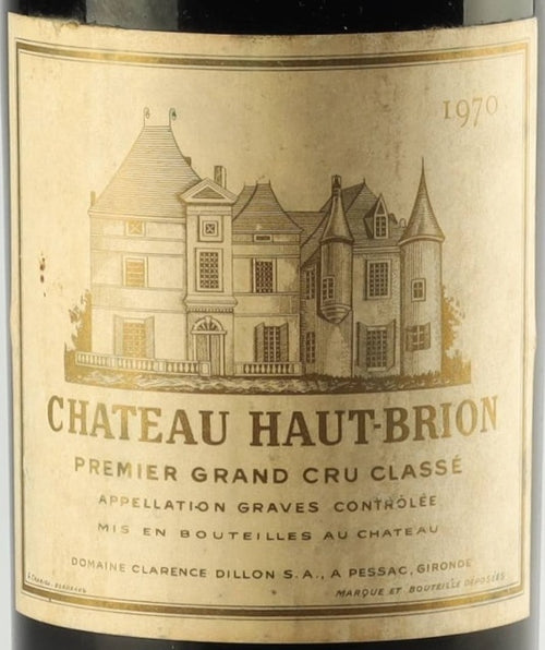 Chateau Haut-Brion Graves 1970 AOC 0,75l — wine label
