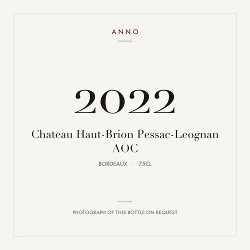 Chateau Haut-Brion Pessac-Leognan 2022 AOC 0,75l — wine label, illustrative image