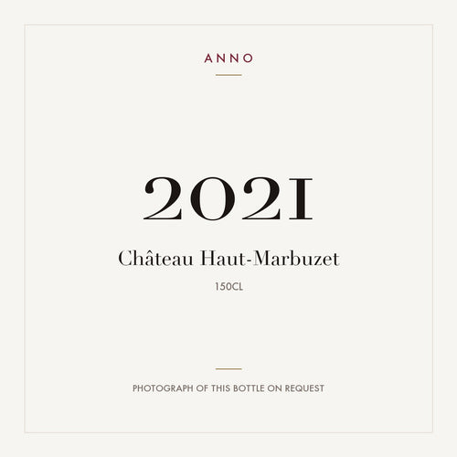 Chateau Haut-Marbuzet Saint-Estephe 2021 AOC 1,5l — ANNO vintage card; photograph of the actual bottle available on request